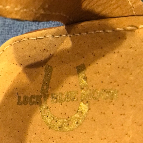 Last Chance before donating-Lucky Blue Moon NWOT Sandals - Picture 3 of 8